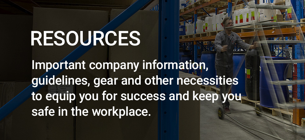 View MauserNOW Resources — Important company information, guidelines, gear and other necessities to equip you for success and keep you safe in the workplace.