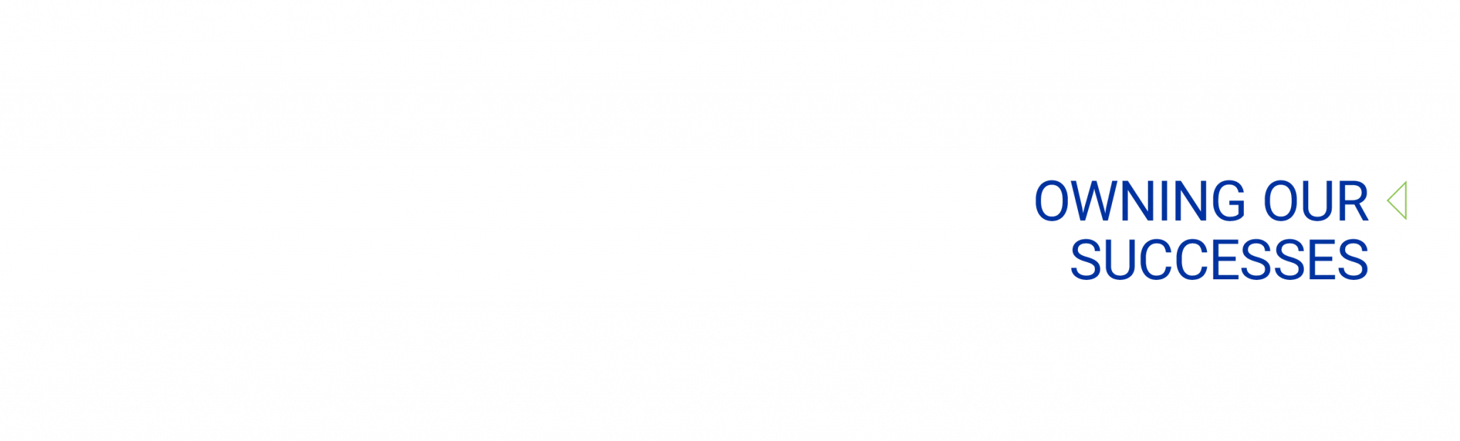 Owning Our Successes